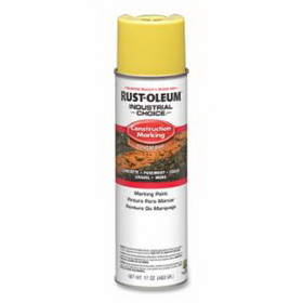 Rust-Oleum 331777 Industrial Choice&#174; M1400 Water-Based Construct, 17 oz, Hi-Vis Yellow, Gloss