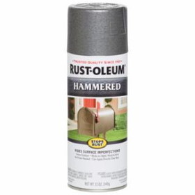 Rust-Oleum 647-7214830 Gray Hammered Finish Paint 12Oz. F.Wt.