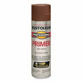 Rust-Oleum 7569838 Professional Enamel Spray Paint, 15 oz, Red Primer, Flat