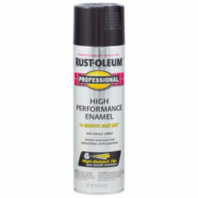 Rust-Oleum 647-7579838 Professional Enamel Spray Gloss Black 15 Oz.