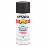 Rust-Oleum 647-7776830 Flat Black Spray Paint (12 Oz)
