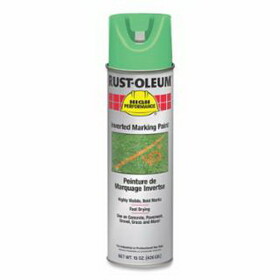 Rust-Oleum V2333838V Industrial Choice&#174; M1600/M1800 System Precision-Line Inverted Marking Paint, 15 oz, Green, Gloss, Aerosol Can