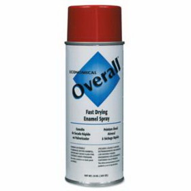Rust-Oleum V2407830 Overall Economical Fast Drying Enamel Aerosols, 10 oz Aerosol Can, Gloss Red