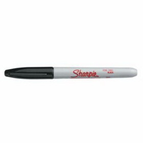 Sharpie 13601A Industrial Permanent Marker, Black, Fine, Bullet