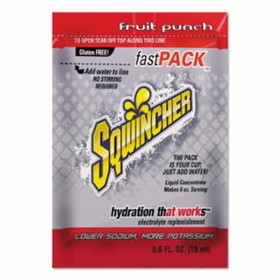 Sqwincher 690-159015305 6Oz Fastpack Fruit Punch4Pks/200Cs
