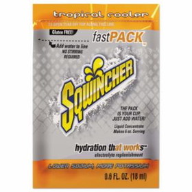 Sqwincher 690-159015309 6Oz Fastpack Tropical Cooler 4Pks/200Cs