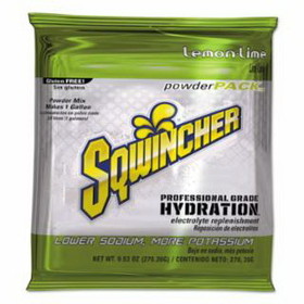 Sqwincher 690-159016008 Powder Packs, Lemon-Lime, 9.53 Oz, Yields 1 Gal