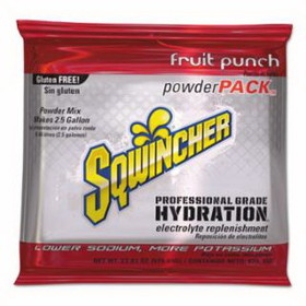 Sqwincher 690-159016042 Powder Packs, Fruit Punch, 23.83 Oz, Pack, Yields 2.5 Gal