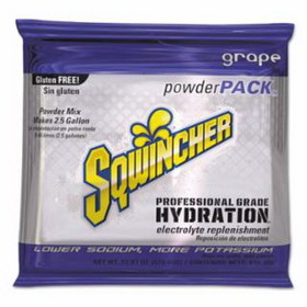 Sqwincher 690-159016046 Powder Packs, Grape, 23.83 Oz, Pack, Yields 2.5 Gal