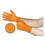 Microflex 93256-070 Mega Texture 93-256 Disposable Nitrile Gloves, Size 7, Orange, Price/1 DI