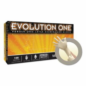 Microflex  Evolution One EV-2050 Latex Exam Gloves, Natural Rubber Latex
