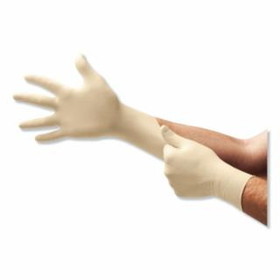 Microflex  Diamond Grip&#153; MF-300 Latex Powder-Free Disposable Gloves, 6.3 mil Palm/7.9 mil Finger, Natural