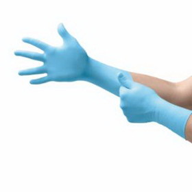 Microflex 748-N873 Integra Disposable Gloves, Nitrile, Finger-23 Mm; Palm - 2 Mm, Large, Blue