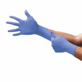 MICROFLEX SU-690-M Supreno® SE Disposable Nitrile Gloves, Beaded Cuff, Medium, Violet Blue