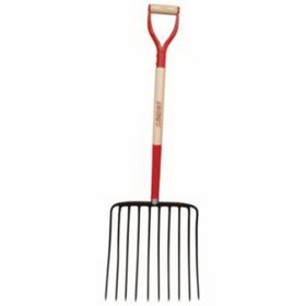 Razor-Back 76125 Special Purpose Forks, Ensilage, Stone/Ballast, 10-Oval Tine, 30 In Handle