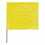 Presco 764-2318Y 2"X3" 18"-Wire Yellow Stake Flag, Price/100 EA