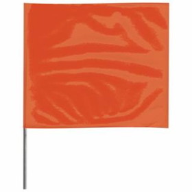 Presco 764-4521O 4X5X21" Orange Wire Stake Flag