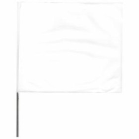 Presco 764-4521W 4"X5"X21" Wire White Stake Flag