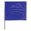 Presco 764-4524B 4"X5" 24" Wire Bluestake Flag, Price/1000 EA