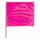 Presco 764-4524PG 4"X5"X24" Wire Pinkglostake Flag, Price/100 EA