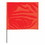Presco 4536R Stake Flags, 4 In X 5 In, 36 In Height, Red, Price/1000 EA