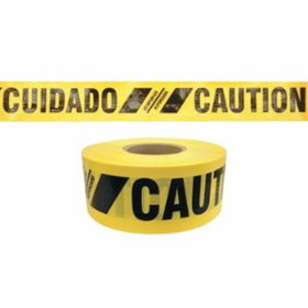 Presco 764-SBR35XY13 Reinforced Caution Cuidado Tape 3" X 500'