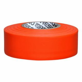 Presco 764-TX1O 1"X300' Roll Orange Flagging Tape Texas