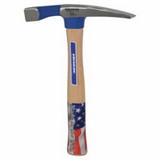 VAUGHAN BL24 Bricklayer's Hammers, 24 oz, 11 1/2 in, Hickory Handle