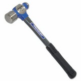 VAUGHAN FS224 Ball Pein Hammer, Straight Fiberglass Handle, 14 1/2 in, Forged Steel 24 oz Head