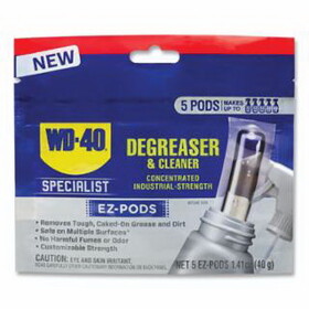 WD-40 300882 Specialist&#174; Degreaser and Cleaner EZ-Pod, 5 Count, Unscented