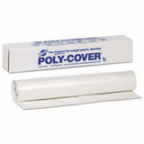 WARP BROTHERS 6X8-C Poly-Cover® Plastic Sheeting, 6 mil, 8 ft E x 100 ft L, Clear