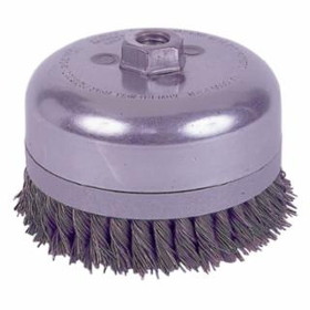 Weiler 804-12120 5" Single Row Wire Cup Brush Banded .023