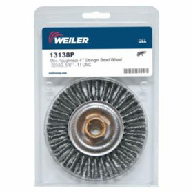 Weiler 804-13138P 4" Stringer Bead Wire Wheel .020 Ss 5/8"-11 Ah