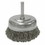 2.5" CRIMPED WIRE CUP BRSH .014 1/4" STEM UC-2.5