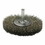 Weiler 804-17978 Crimped Wire Radial Wheel Brush, 3 In D, .008 Stainless Steel Wire, Price/10 EA
