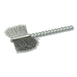 Weiler 21057 Burrite Power Tube Brush, 7/8 in dia, Stainless Steel