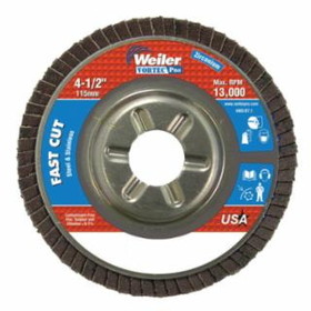 Weiler 804-31310 4-1/2" Wolverine Flap Disc 80Z  7/8" Arbor Hole
