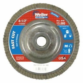 Weiler 804-31315 4-1/2" Wolverine Flap Disc  60Z  5/8"-11 Unc Nut