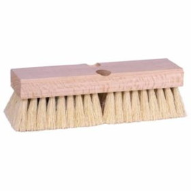 Weiler 804-44028 10" Deck Scrub Brush White Tampico Fill