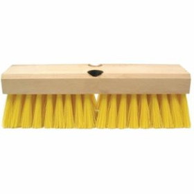 Weiler 804-44434 10" Deck Scrub Brush- Cream Colored