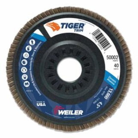 Weiler 804-50002 4-1/2" X7/8 Type 29 Style Grinding Wheel 40 Grit
