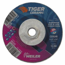 Weiler 804-58326 4.5 X 1/4 Tiger Ceramict27 Gw Cer24R 5/8-11