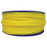 ORION ROPEWORKS INC 350080-00600-R0278 Monofilament Twisted Poly Ropes, 1,080 lb Cap., 600 ft, Polypropylene, Yellow