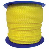 ORION ROPEWORKS INC 350080-01200-R0329 Monofilament Twisted Poly Ropes, 1,200 ft, Polypropylene, Yellow