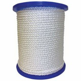 ORION ROPEWORKS INC 530160-00600 Twisted Nylon Ropes, 1/2 in x 600 ft, Nylon, White