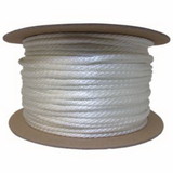 ORION ROPEWORKS INC 710080-00500-0 Solid Braid Ropes, 1/4 in x 500 ft, Nylon (Polyamide), White