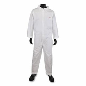 West Chester Posi-Wear&#174; BA&#153; Microporous Disposable Basic Coveralls with Collar, White