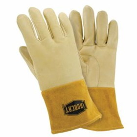 Pip IronCat MIG/TIG Welding Gloves, Premium Pigskin Leather, Natural