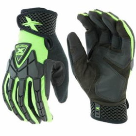 Pip Extreme Work Strike ProteX with XLock Cuff, Black/Lime Green