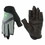 Pip 813-89307/M Extreme Work 5 Dex Fingerless Gloves, Synthetic Leather, Medium, Black/Gray, Price/1 PR